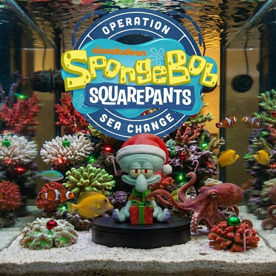 SpongeBob Squidward (نسخه کریسمس)